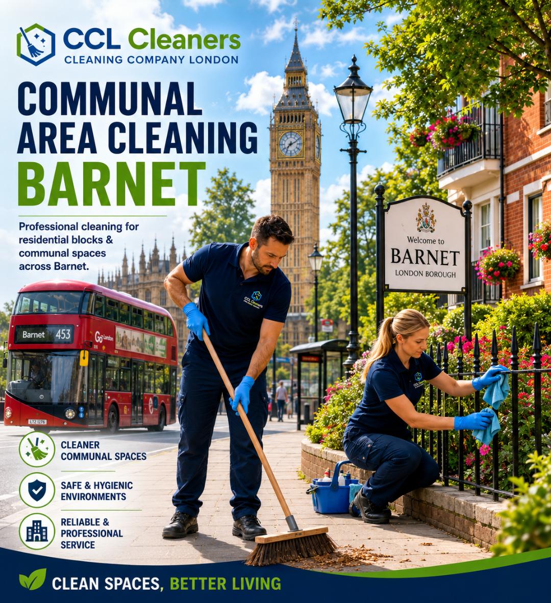 communal area and block cleaning barnet