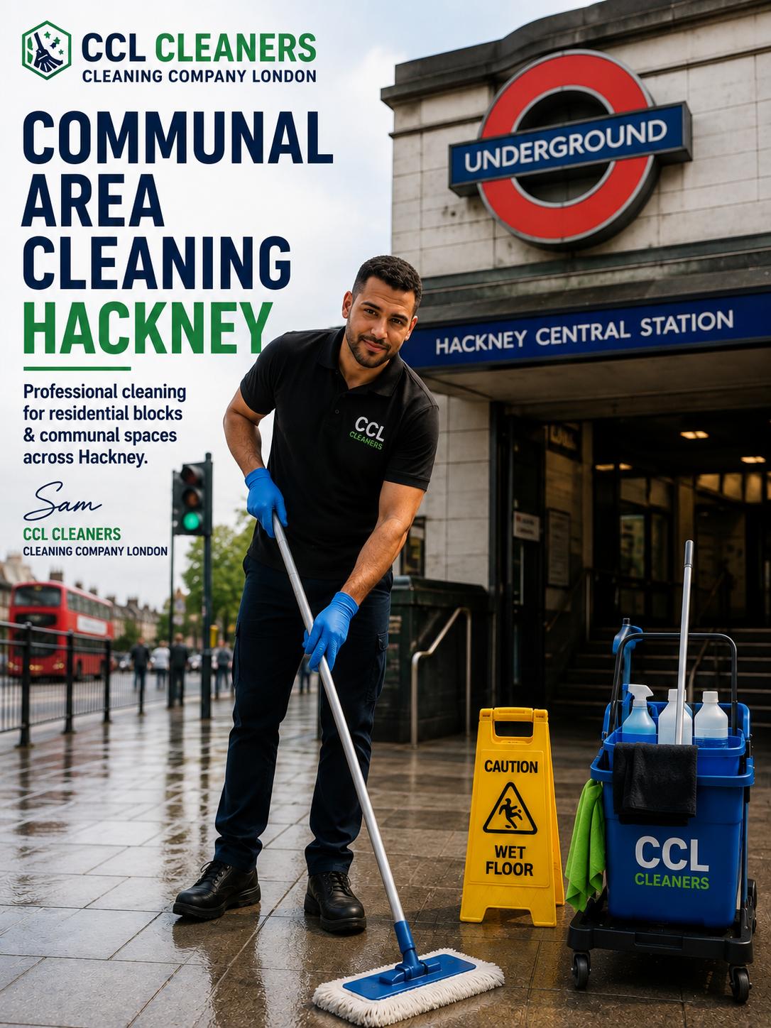 communal area cleaning hackeny