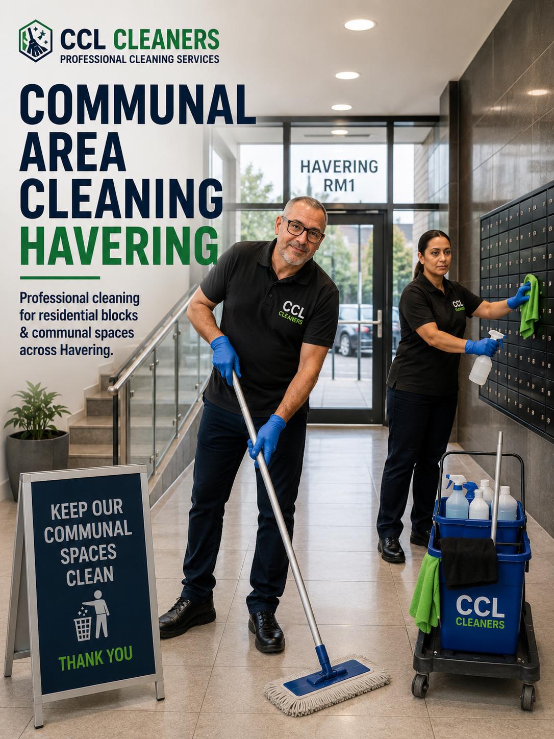 commmunal area cleaning services havering